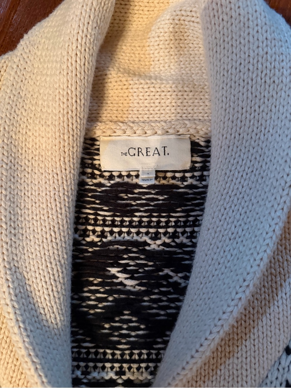 THE GREAT. Lodge Cardigan - Picture 3 of 4